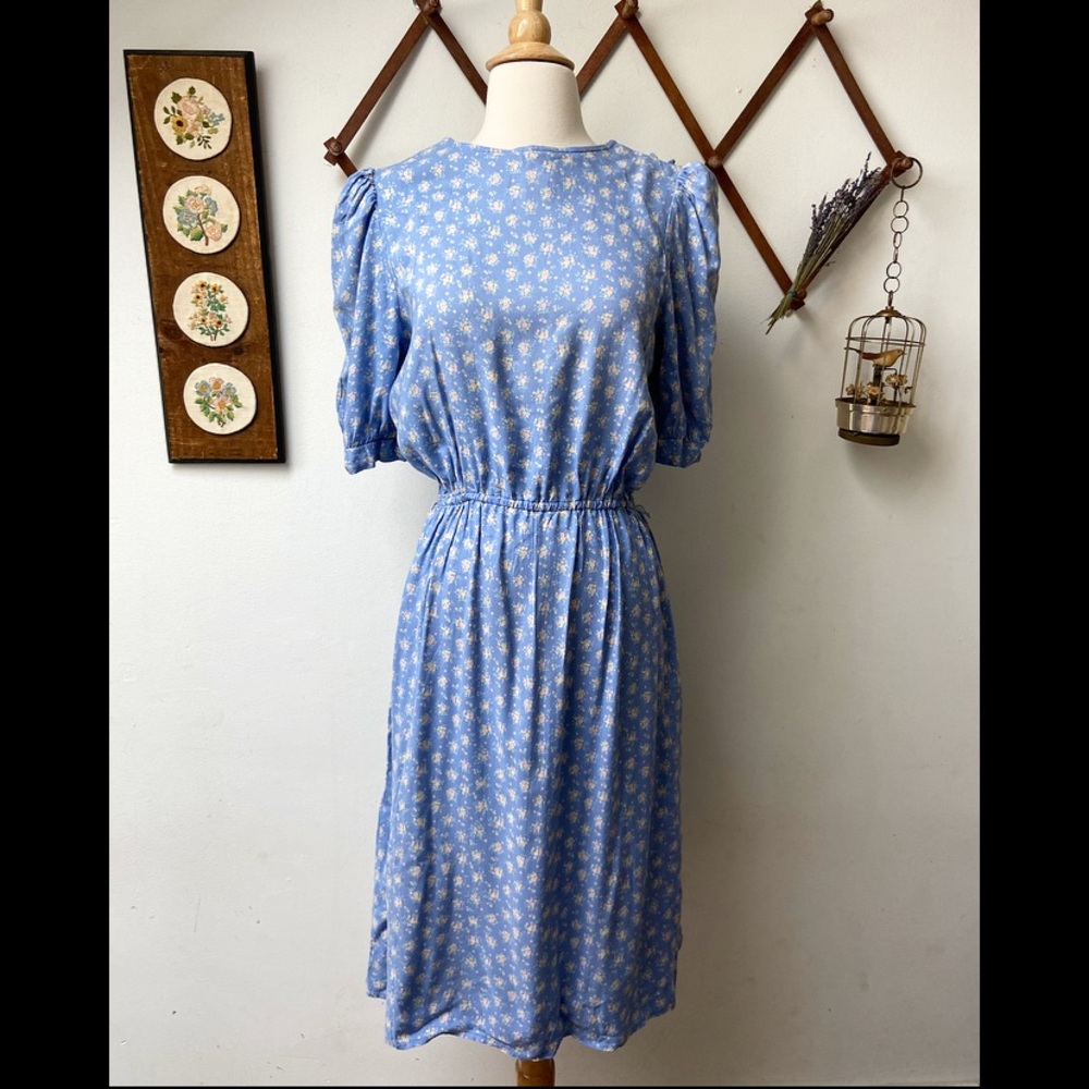 Vintage Floral Spring Dress